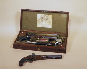 Paire de pistolets à percussion fabriqués par John Manton & Son, Londres, Angleterre - John Manton and Son